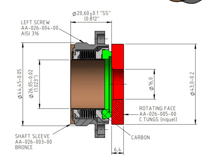 Dry Gas Mechanical Seal For Low And High Pressure Applications