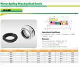 18m/S 68D Industrial Shaft Seals Wave Spring Mechanical Seal